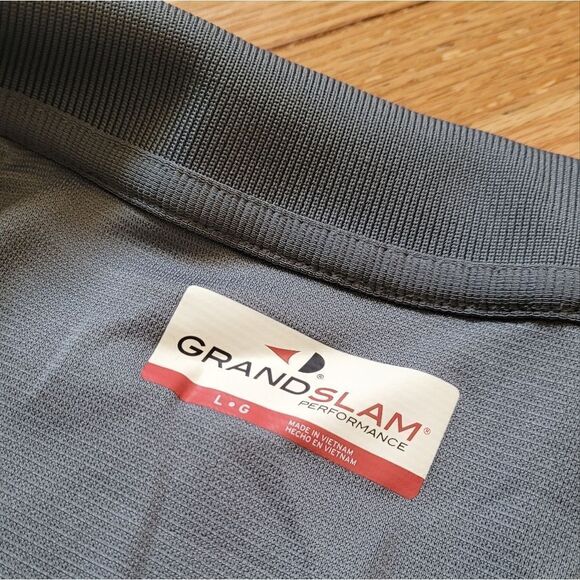NWT Grand Slam Performance Wicking Golf Polo Large - Picture 4 of 5